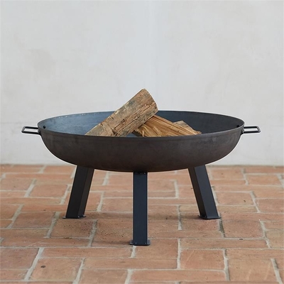 Customized Pation Black Metal Brazil Carbon Steel Round Fire Pit Bowl