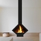 Indoor Wood Burning Suspended Fireplace Ceiling Mounted Hanging Stove