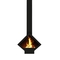 Indoor Wood Burning Suspended Fireplace Ceiling Mounted Hanging Stove