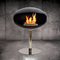 60cm Black Indoor Heater Carbon Steel Smoke Free Bioethanol Fireplace