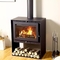 Free Standing Modern Steel Wood Burning Fireplace Stove For Indoor Heating