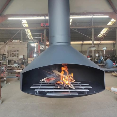 Europe Ceiling Suspended Fireplace Rotating Heating Stove Wall Mounted