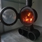 Decorative Indoor Hanging Fireplace Central Heating Round  Wood Burning Stove