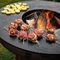 Custom Camping Corten Steel BBQ Grill 600-1000mm Garden Fire Pit Bowl