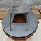 Goanna Base Corten Steel BBQ Grill Fire Pit And Grill Ring Cooking
