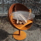 OEM Rotatable Corten Steel Fire Globe