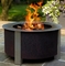Smokeless Cylindrical Corten Steel Barbecue Fire Bowl