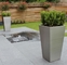 Brushed Tapered Stainless Steel Planter Box 45-120cm