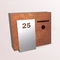 Outdoor Key Lock Wall Mounted Corten Steel Letter Box Mailbox